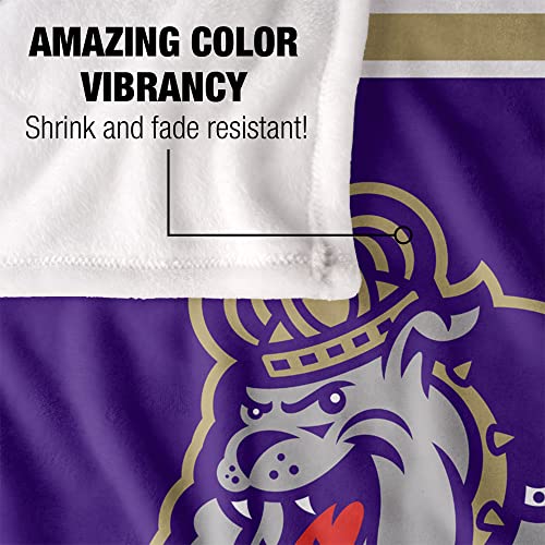 Collegiate Logo Throw Blanket - 50" x 60" James Madison University