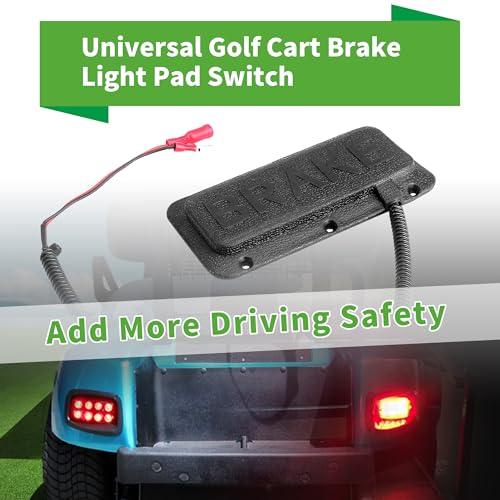 10L0L Golf Cart Brake Light Switch Pad for Yamaha, EZGO, Club Car