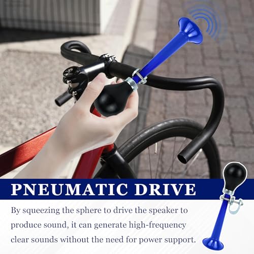 Vintage Metal Bicycle Air Horn - High Volume Bugle Horn