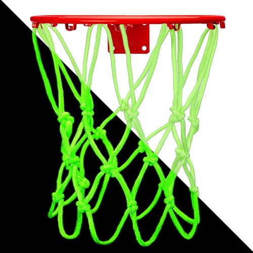 Glow in the Dark Basketball Net Replacement - 8 Loops, 25 cm