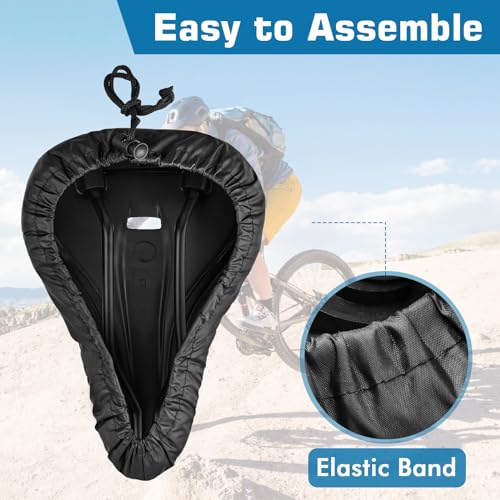 Waterproof Bike Seat Cover - 2 Pack, 7x11 Inch MTB Protector