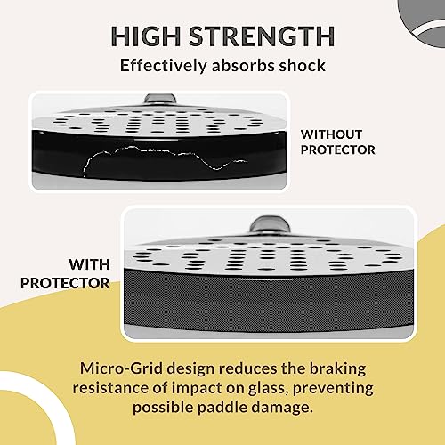 Padel Racket Protector Tape - High Strength, Easy Install - 2 Pack