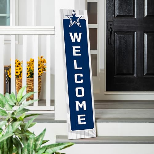 Dallas Cowboys 47-Inch Wood Porch Leaner Sign - Summer Decor