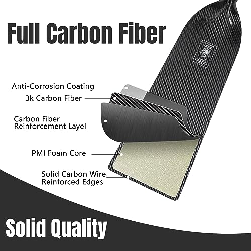 Adjustable Dragon Boat Paddle - Full Carbon Fiber 115-130cm with Bag