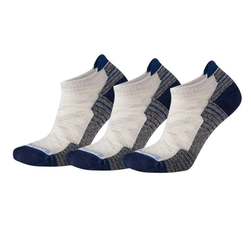 Smartwool Women's Hike Light Cushion Low Ankle Socks Ash-3pk Medium