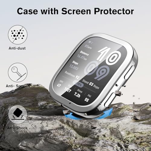 Fintie 3 Packs TPU Screen Protector Case Compatible with Amazfit Bip 6