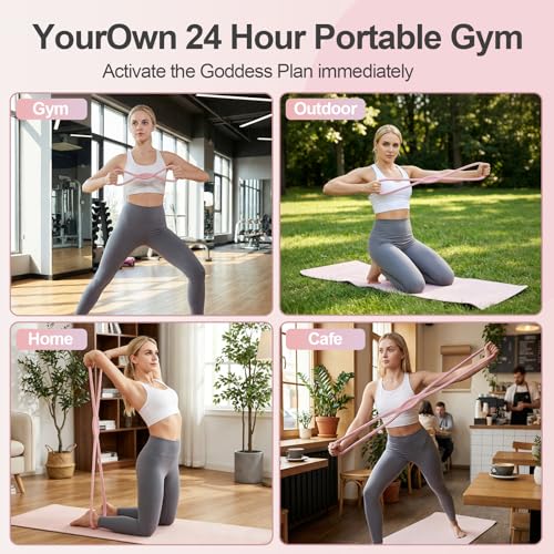 Figure 8 Resistance Band - 15LB Pink for Home Workout & Therapy