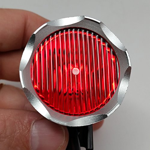 Diffuser Lens Set for Bike Lights - 3-Pack (2 Clear, 1 Red)