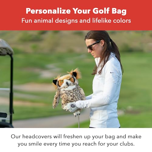 Daphne's Headcovers Owl Driver Golf Headcover - Premium, Stylish Club Protector for Men & Women