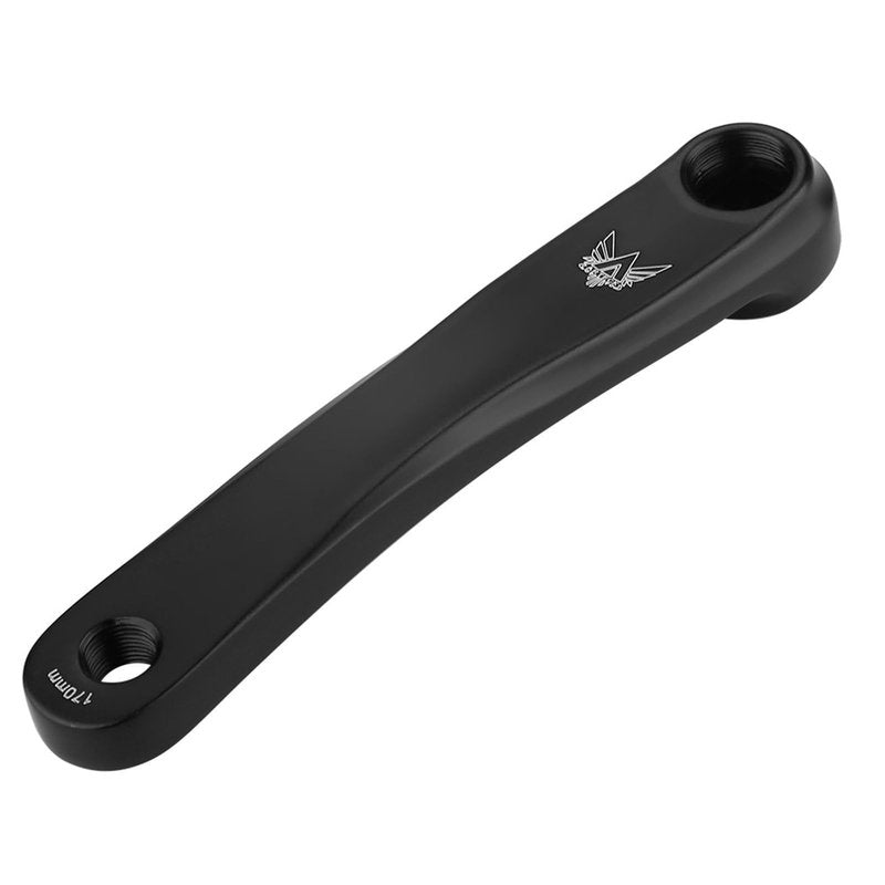 Respicefinem Crank Arm Left Bike Aluminum Alloy Single Chain 170mm Arm Replacement for Mountain Bike Road Bike Repair Replacement Accessory Compatible with Multiple Bike Model