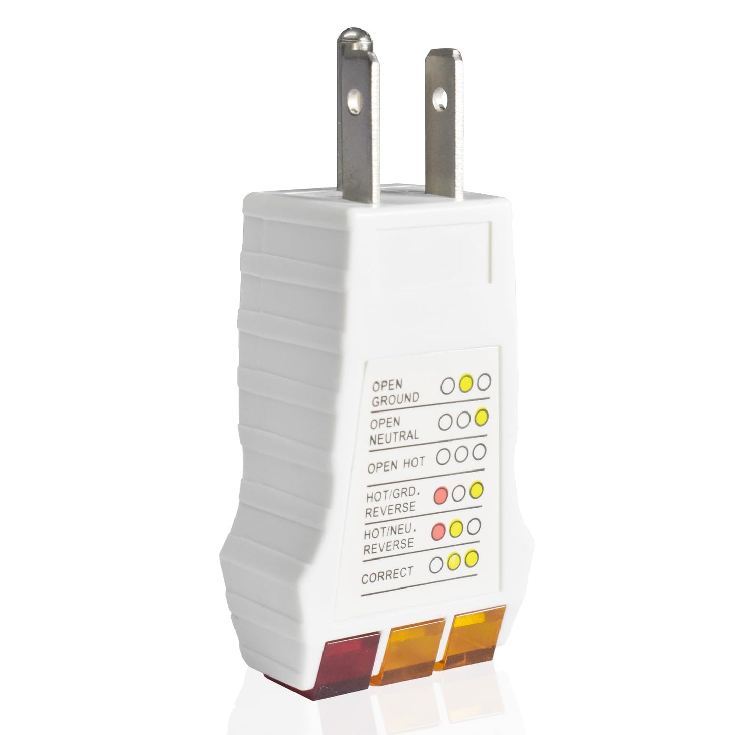 Outlet Tester, Circuit Tester for Grounding Products, Electric Outlet Tester Plug in, Socket Tester for North American Outlets