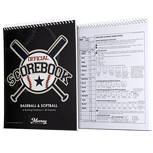 Baseball & Softball Scorebook - Track 35 Games - Variation 1