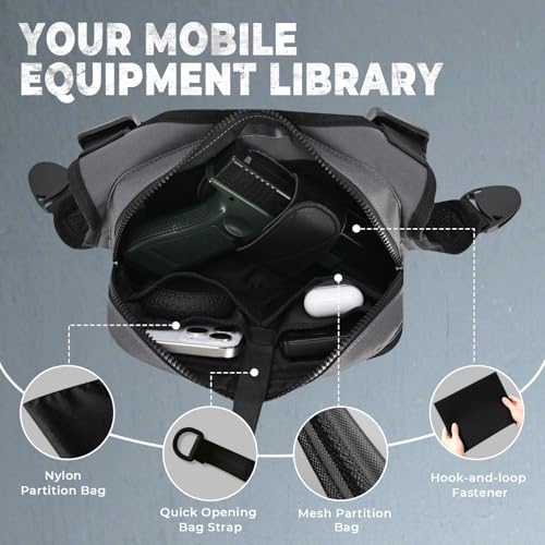 Outdoor Sports Chest Bag for Men - Gray, EDC Travel Vest Holster
