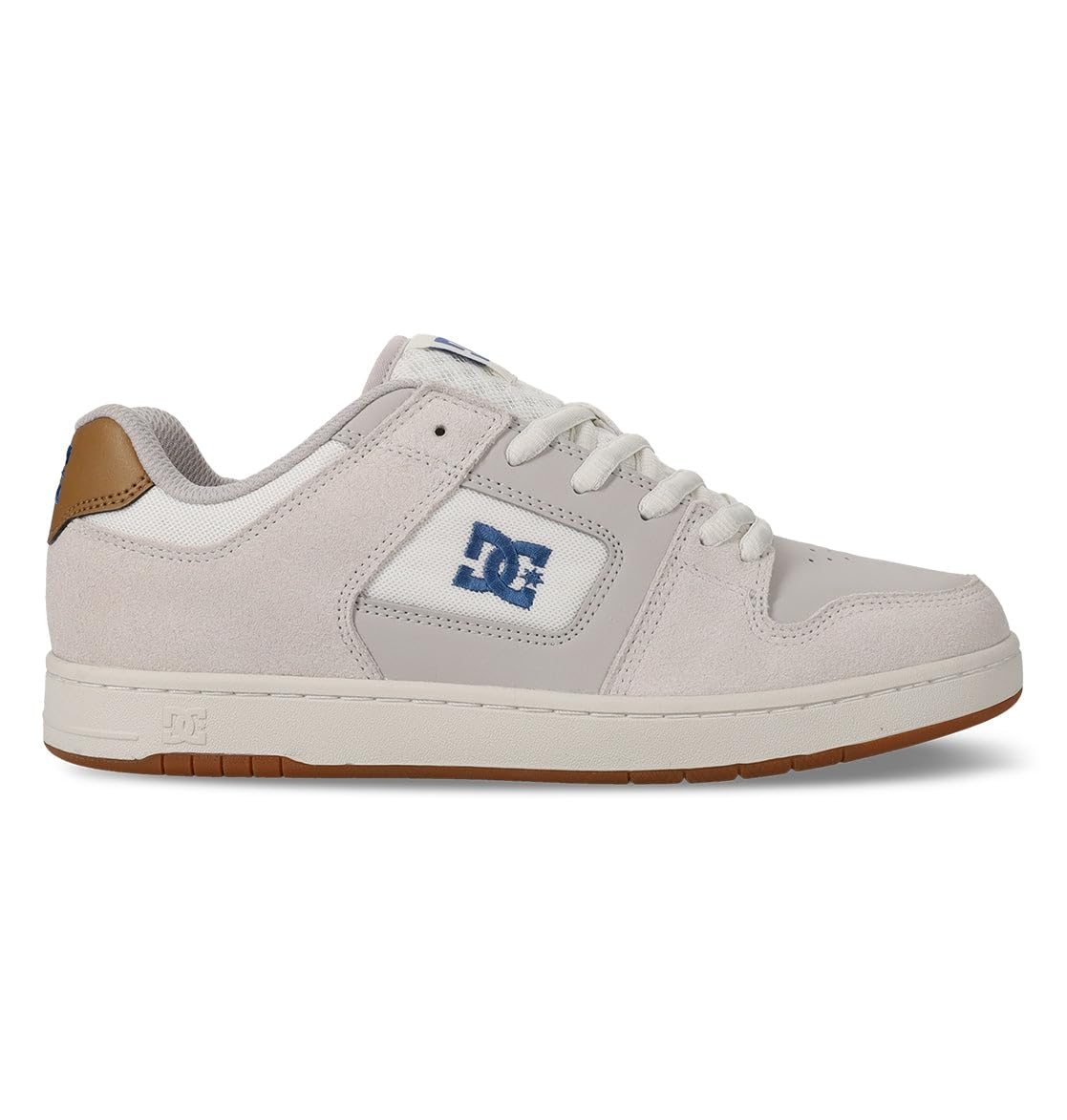 DC Men's Manteca 4 Skate Shoe, TAN/Blue/Gum, 5