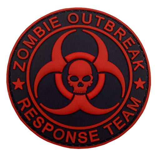 Zombie Outbreak Response Team Tactical Patch - Black & Red