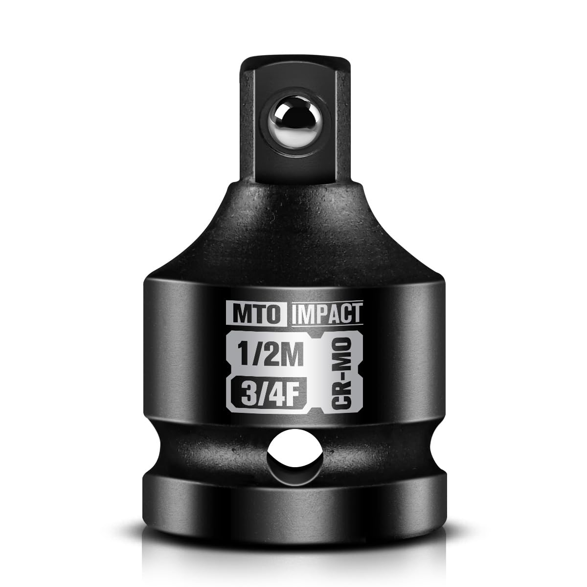 MTO 3/4" Female to 1/2" Male Impact Socket Adapter, 3/4-Inch Impact Socket Adapter Reducer, Chrome Molybdenum Alloy Steel