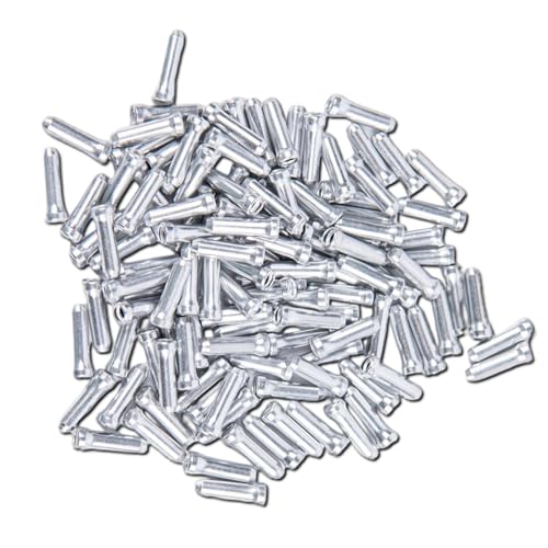 120 Pcs Aluminum Bicycle Brake Cable End Caps for Road and Mountain Bikes