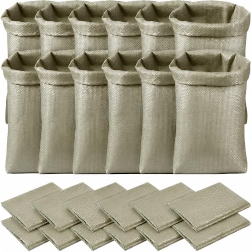 12 Pack Potato Sack Race Bags 40x24 Inches for Outdoor Lawn Games - Denylo Pro