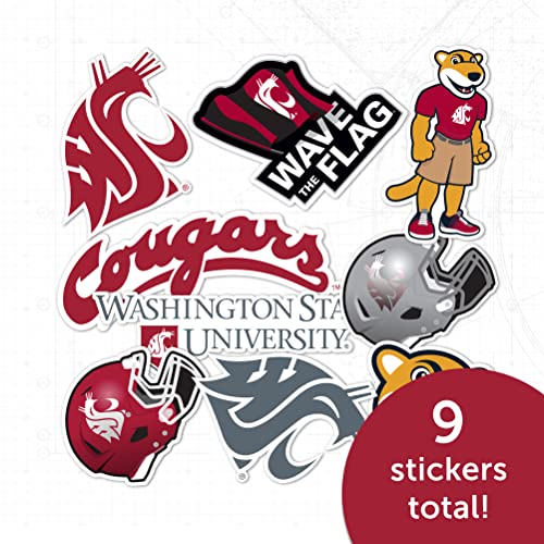 Washington State University Cougars Vinyl Decal Sticker - Student Fan Gift