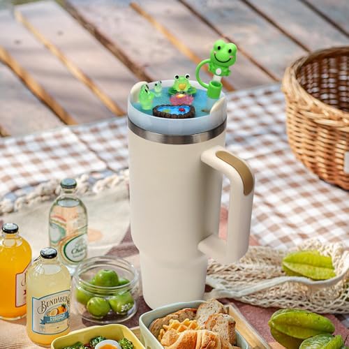 Cute Frog Stanley Cup Lid Accessories - 40oz Topper Decoration