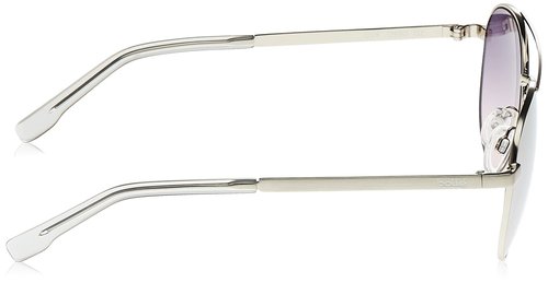 Bolle OVA Sunglasses Shiny Silver Unisex-Adult Small