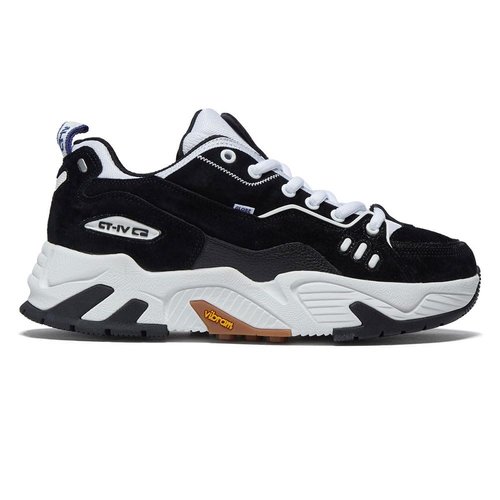 Globe Men's CT-4000 Skate Shoe, Black/White, 11