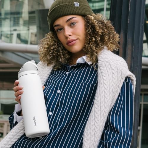 Owala FreeSip 40 oz Insulated Stainless Steel Water Bottle - Neon Moon