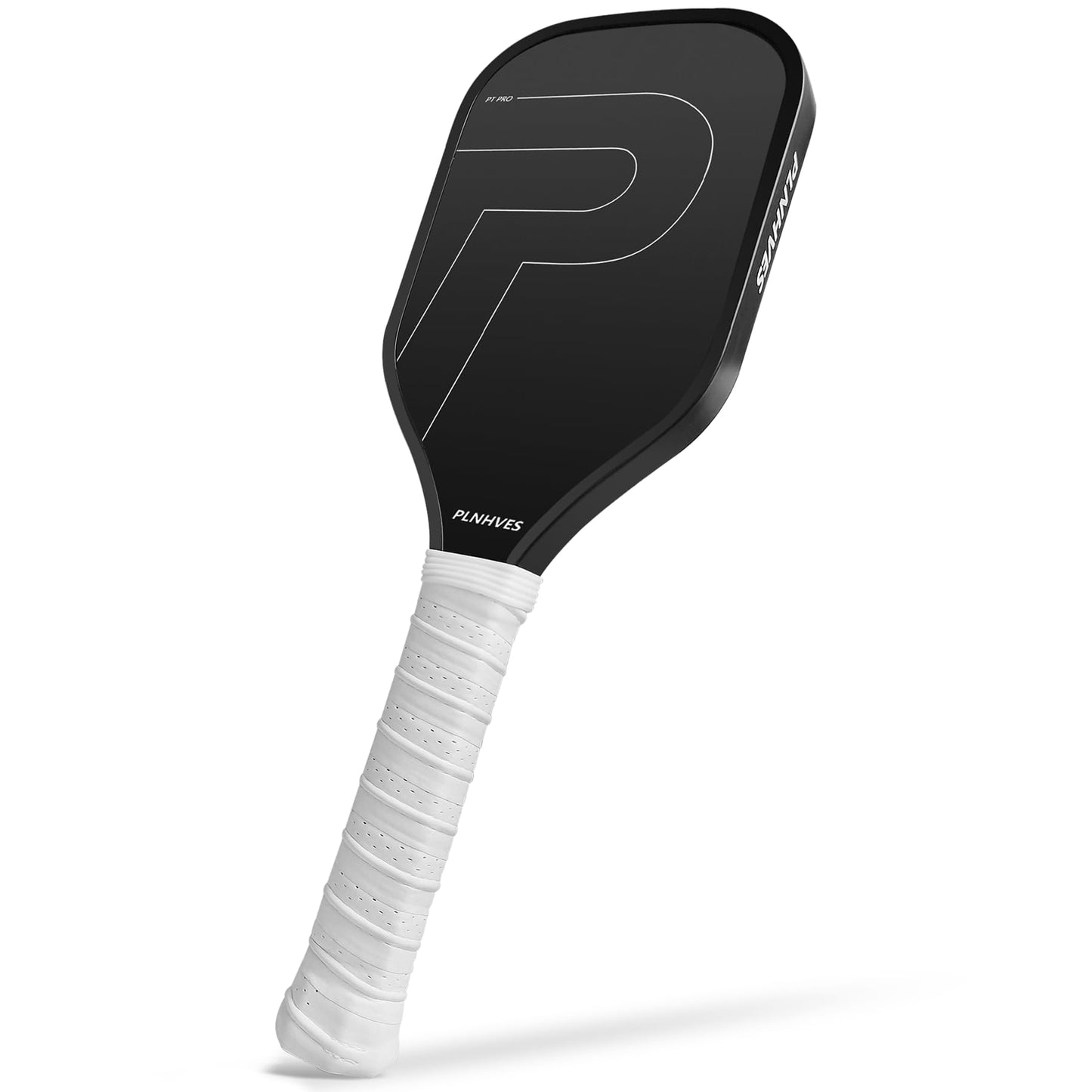 Pickleball Training Paddle - Pickleball Trainer Practice Paddle, Carbon Fiber Particle Paint Frosted Surface, Extra Long Handle, 16mm Core Sports Sweet Spot Training Racket