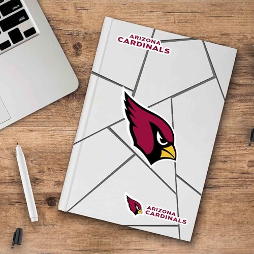 NFL Team Decal Set - Arizona Cardinals - 3 Piece Red