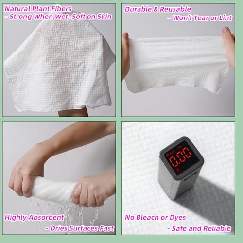 Compressed Travel Towels - Extra Thick & Super Absorbent (24 Pcs)