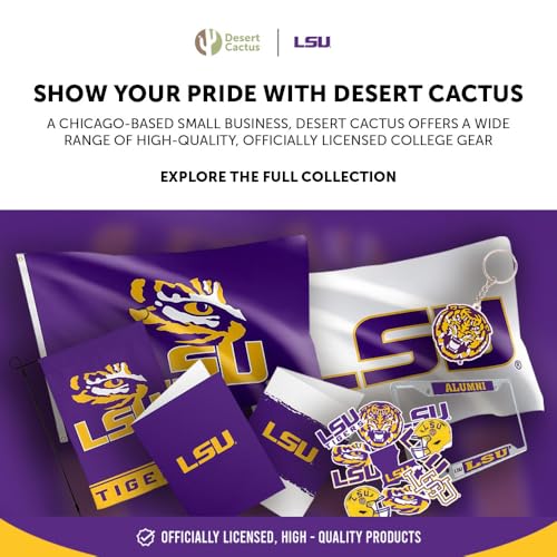 LSU Tigers Paper Cups - 20 Count, 9 Oz Disposable Party Cups