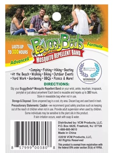 Mosquito Repellent Wristband - Child Friendly Plant-Based Insect Protection