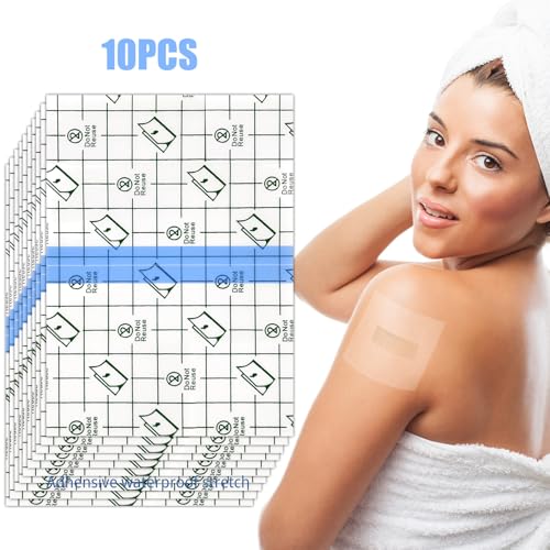 30 Pcs Waterproof Bandages - 6 x 4 Inch Occlusive Dressing