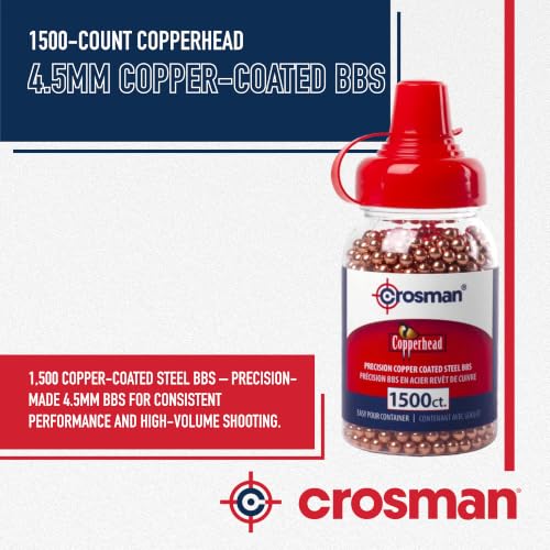 4.5mm Copper-Coated Steel BBs - 1500-Count Bottle