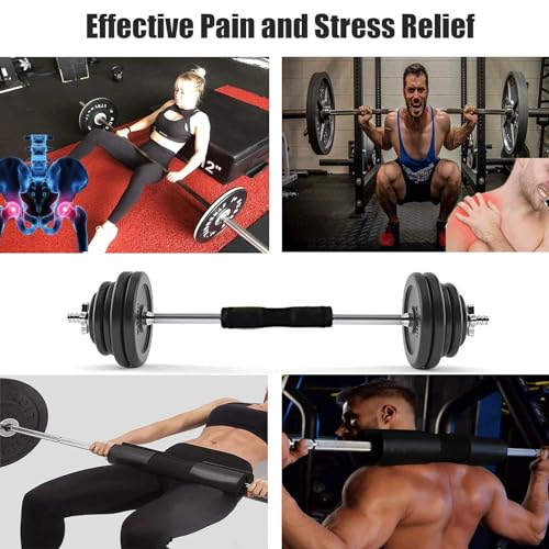 Barbell Pad for Hip Thrusts & Squats - Black Foam Padding