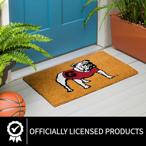 University of Georgia Bulldog Coir Doormat - 28 x 16 Inches