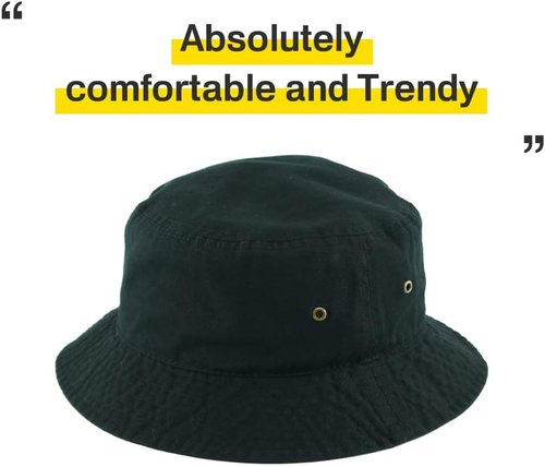 KBETHOS® Cotton Washed Bucket Hat - Stylish Sun Protection for Outdoor Adventures
