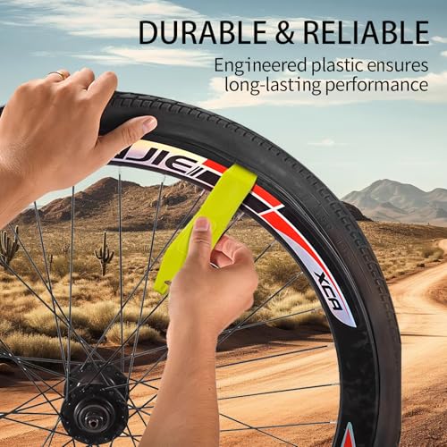 Bicycle Tire Levers - 2 Pack Yellow Tire Removal Tools