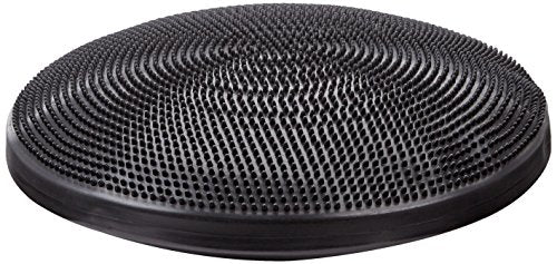 CanDo Inflatable Balance Disc 23.6" Diameter Black for Seat & Exercise