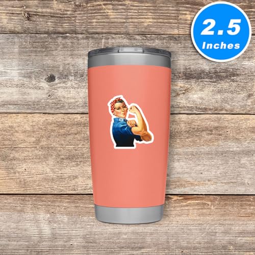 Rosie The Riveter Sticker Pack - 2.5 Inch Vinyl Decals