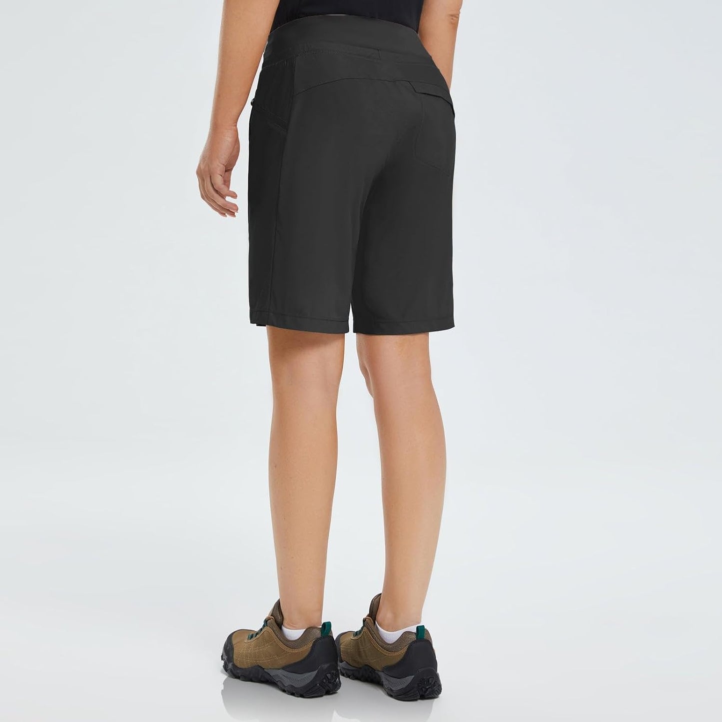 Baleaf Women's Hiking Shorts - Quick-Dry Bermuda Cargo for Curvy Figures | 9"/11" Lightweight with Pockets