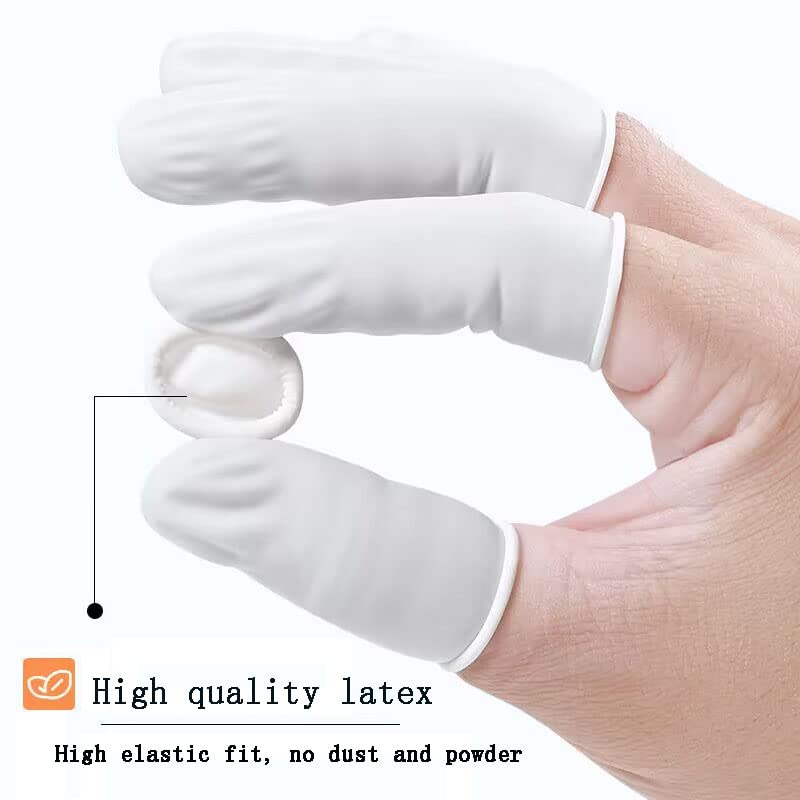 Disposable Latex Finger Cots - Medium Size (Pack of 340)