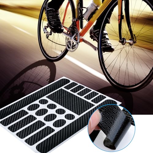 Bicycle Chainstay Protector - 3 Pieces (2 Clear + 1 Black)