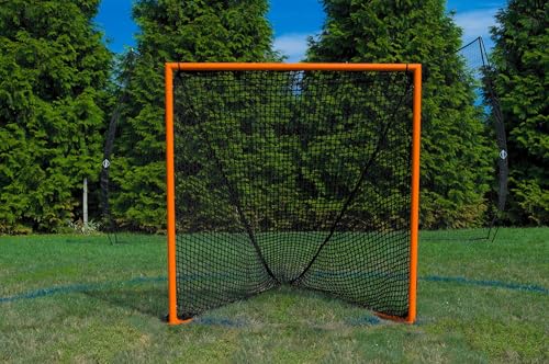 Official Lacrosse Goal 6'x6'x7' - Semi-Pro Black Net