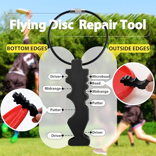Disc Golf Repair Tool - Black | Edge Maintenance Accessory