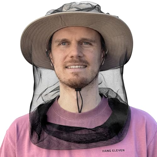 Mosquito Head Net for Insect Protection - Fits All Hats