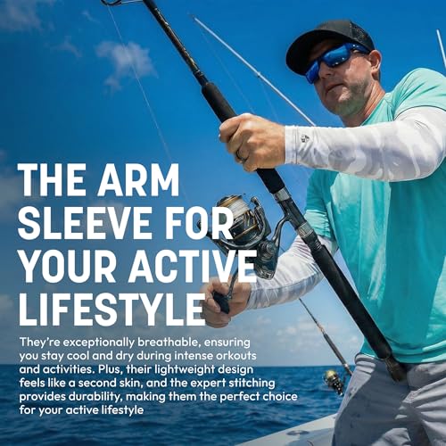 SA Compression Arm Sleeve One Size Grey Military Camo, UV 30+ Sun Protection