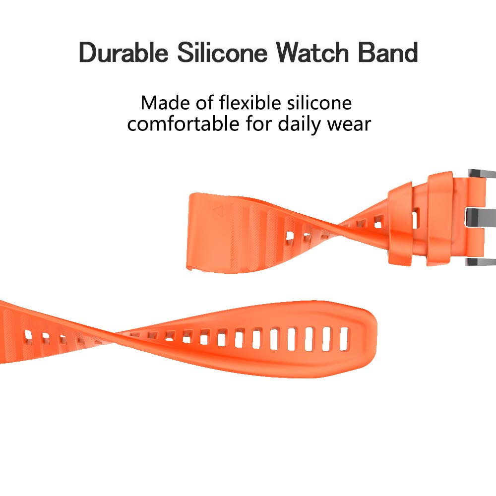 ISABAKE Band for Garmin Fenix 6 Pro Fenix 5 Plus, Quick Fit 22mm Replacement Bands,Compatible with Fenix 6 Fenix 5 Forerunner 935 Forerunner 945 Approach s60 Quatix 5(Navy Blue)…