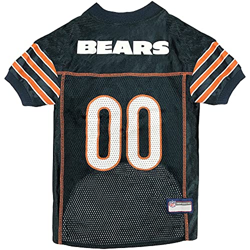 Pets First NFL Chicago Bears Dog Jersey Small - Official Team Pet Apparel for Dogs & Cats