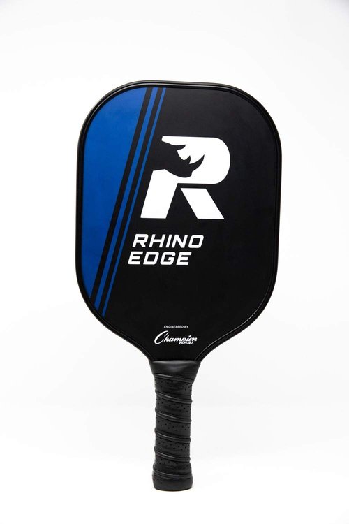 Champion Sports Wooden Pickleball Paddle: Rhino Edge Wood Pickleball Paddle - Indoor/Outdoor Pickle Ball Paddles - Red/Black Racket